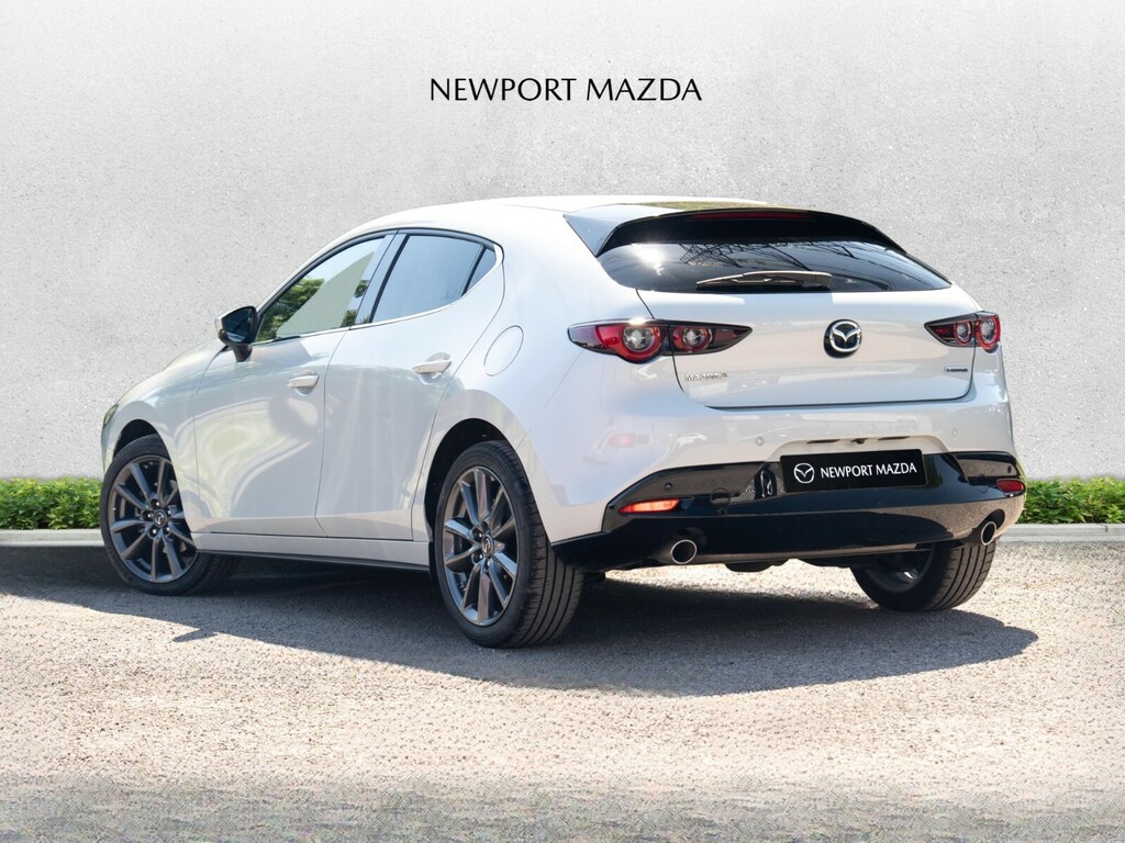 Mazda 3 2.5 E-skyactiv G Mhev 140 Exclusive-line MX25PFE White #2