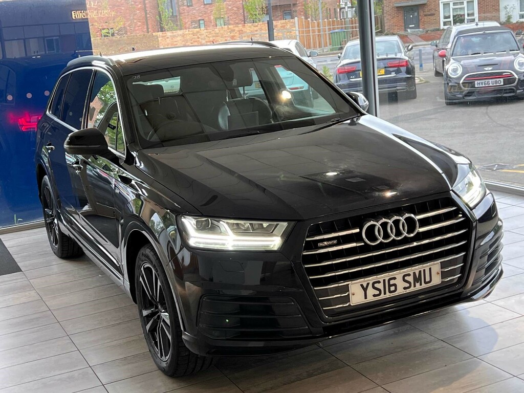 Audi Q7 V6 S Line Tiptronic Quattro Euro 6 Ss YS16SMU Black #2