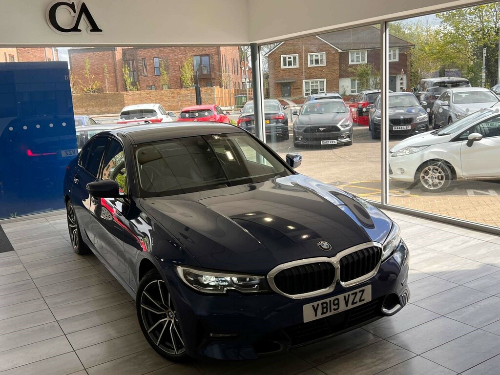 BMW 3 Series Sport Xdrive Euro 6 Ss YB19VZZ Blue #3