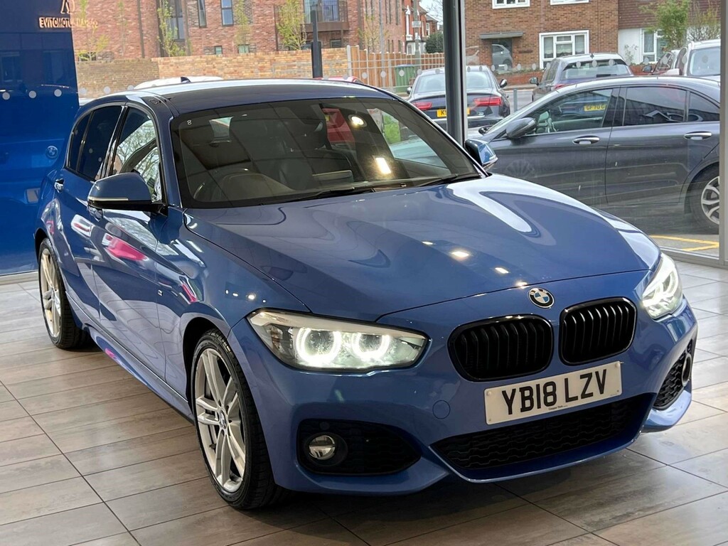 BMW 1 Series 118I M Sport Shadow Edition Euro 6 Ss YB18LZV Blue #2