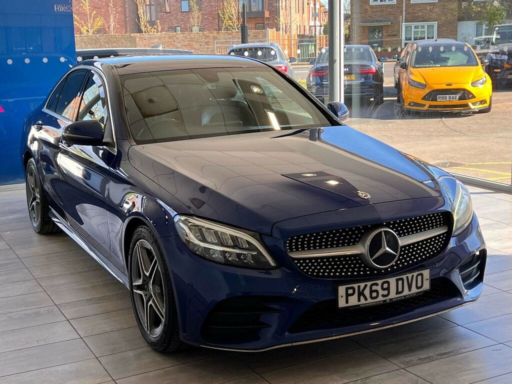 Mercedes-Benz C Class Amg Line G-tronic Euro 6 Ss Blue