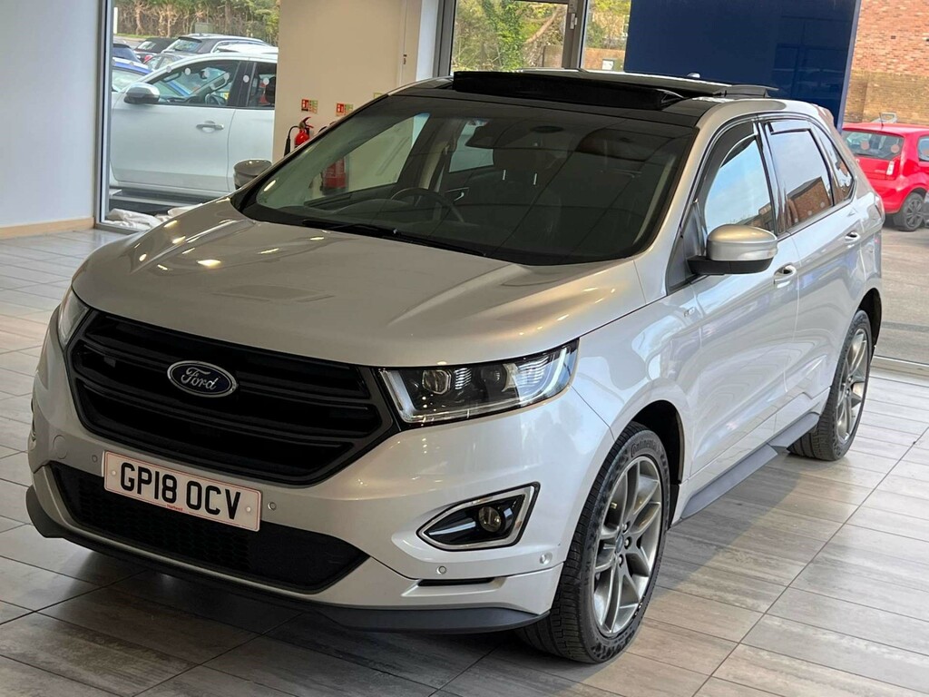 Ford Edge St-line Suv Powershift Awd Euro 6 Ss GP18OCV Silver #4