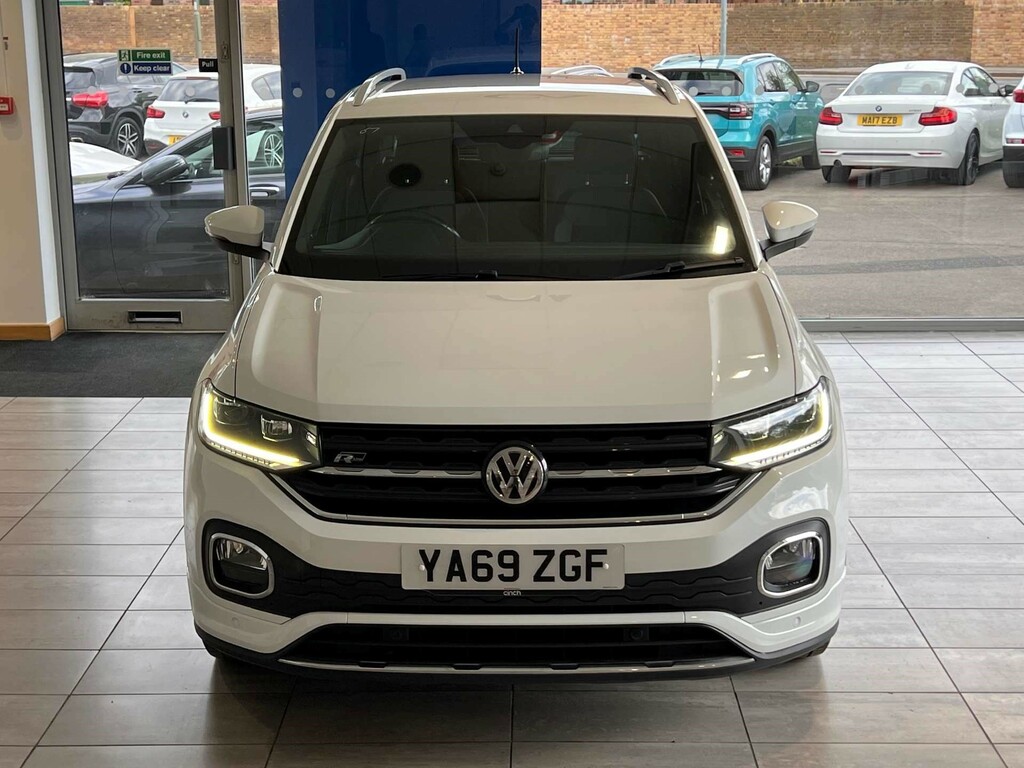Volkswagen T-Cross R-line Suv Dsg Euro 6 Ss YA69ZGF White #4