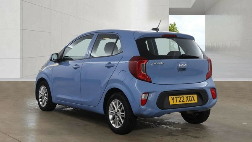 Kia Picanto Dpi 2 Hatchback Amt Euro 6 Ss YT22XOX Blue #6