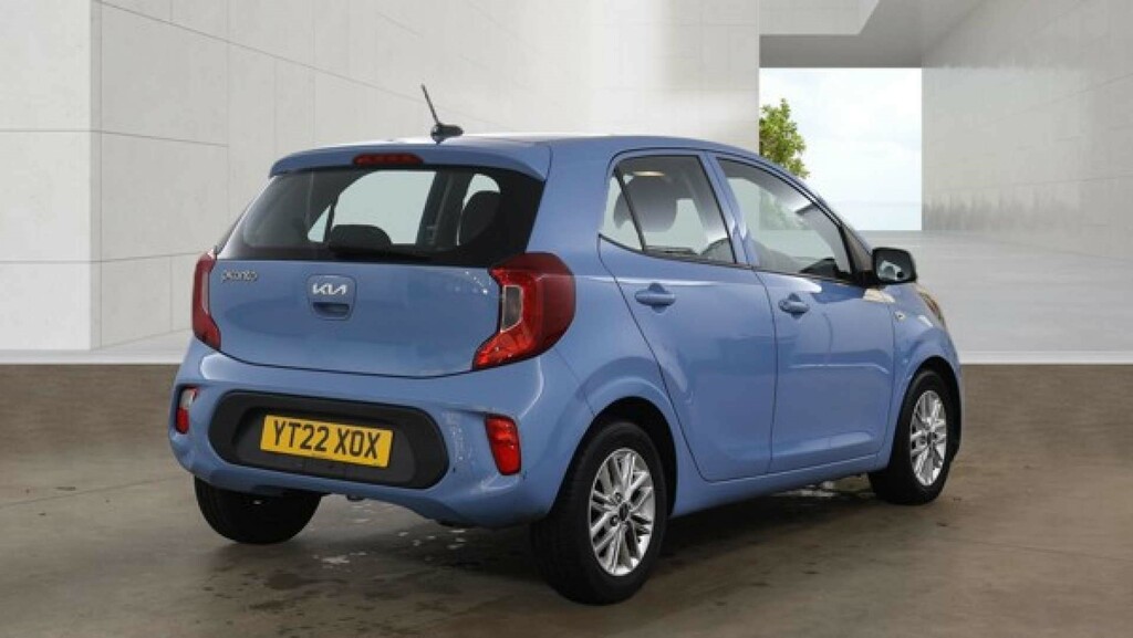 Kia Picanto Dpi 2 Hatchback Amt Euro 6 Ss YT22XOX Blue #5