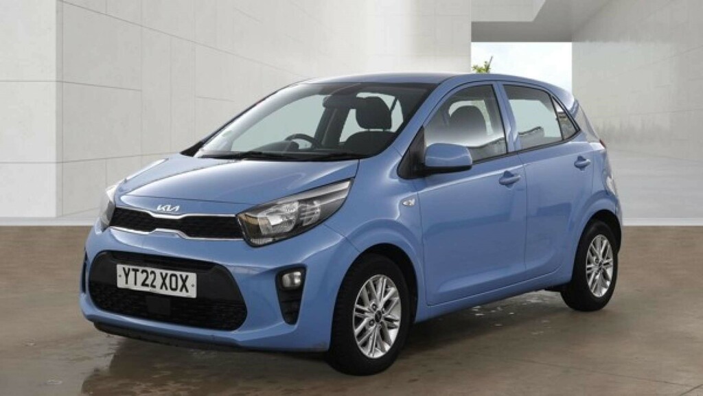 Kia Picanto Dpi 2 Hatchback Amt Euro 6 Ss YT22XOX Blue #2