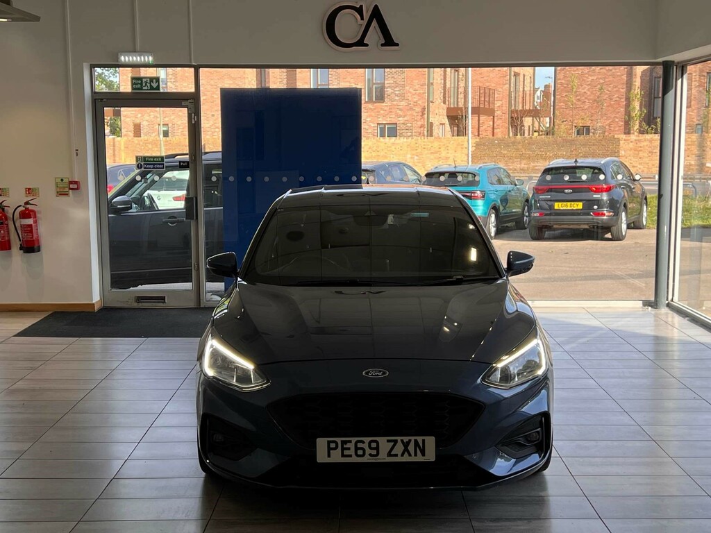 Ford Focus 1.0T Ecoboost St-line Hatchback Euro PE69ZXN Blue #4