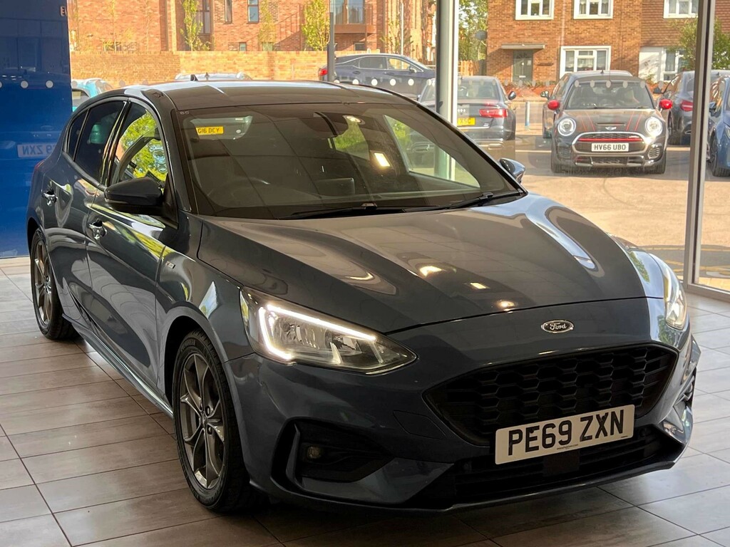 Ford Focus 1.0T Ecoboost St-line Hatchback Euro PE69ZXN Blue #2