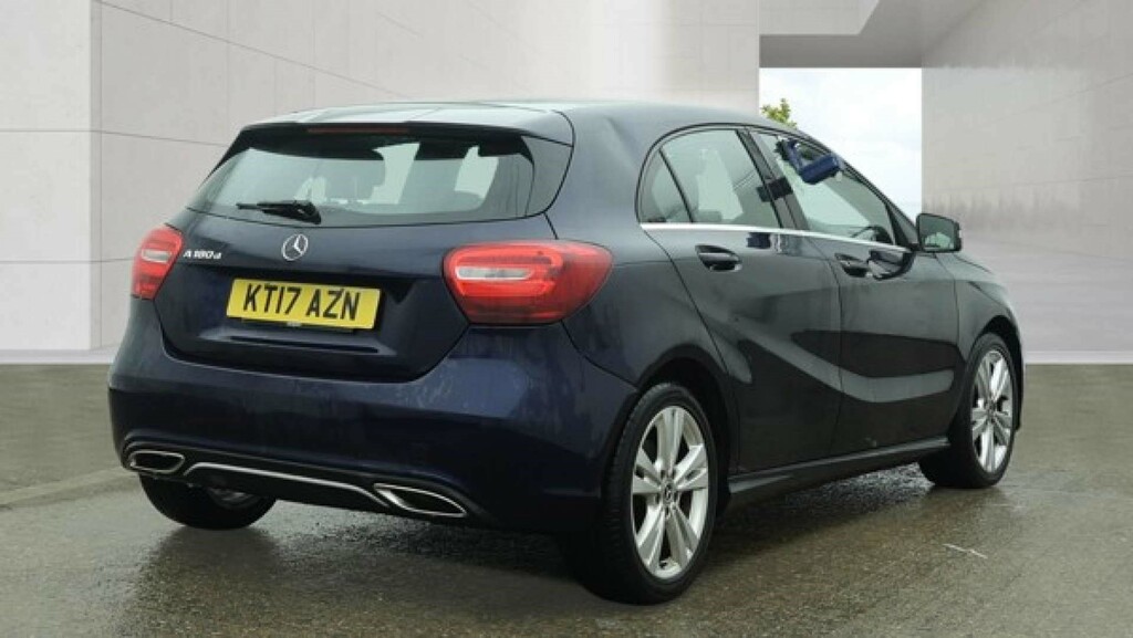 Mercedes-Benz A Class Sport Hatchback 7G-dct Euro 6 Ss KT17AZN Blue #6
