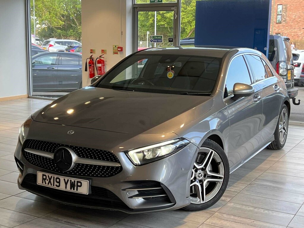 Mercedes-Benz A Class Amg Line Hatchback 7G-dct Euro 6 Ss RX19YWP Grey #4