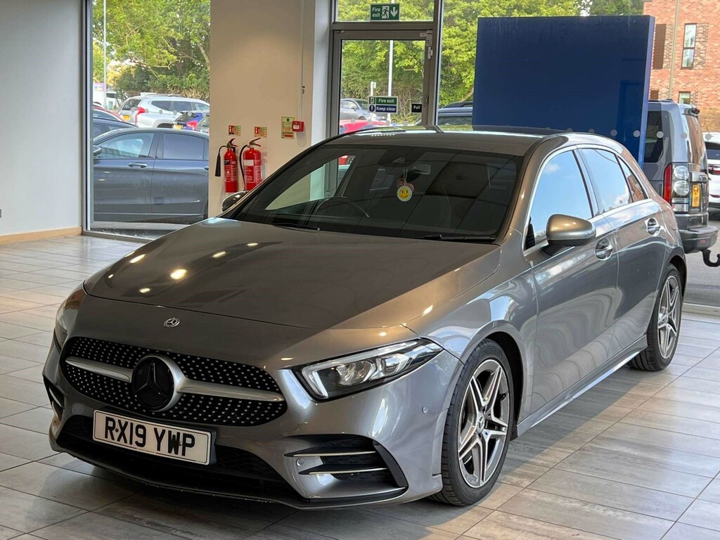 Mercedes-Benz A Class Amg Line Hatchback 7G-dct Euro 6 Ss RX19YWP Grey #6