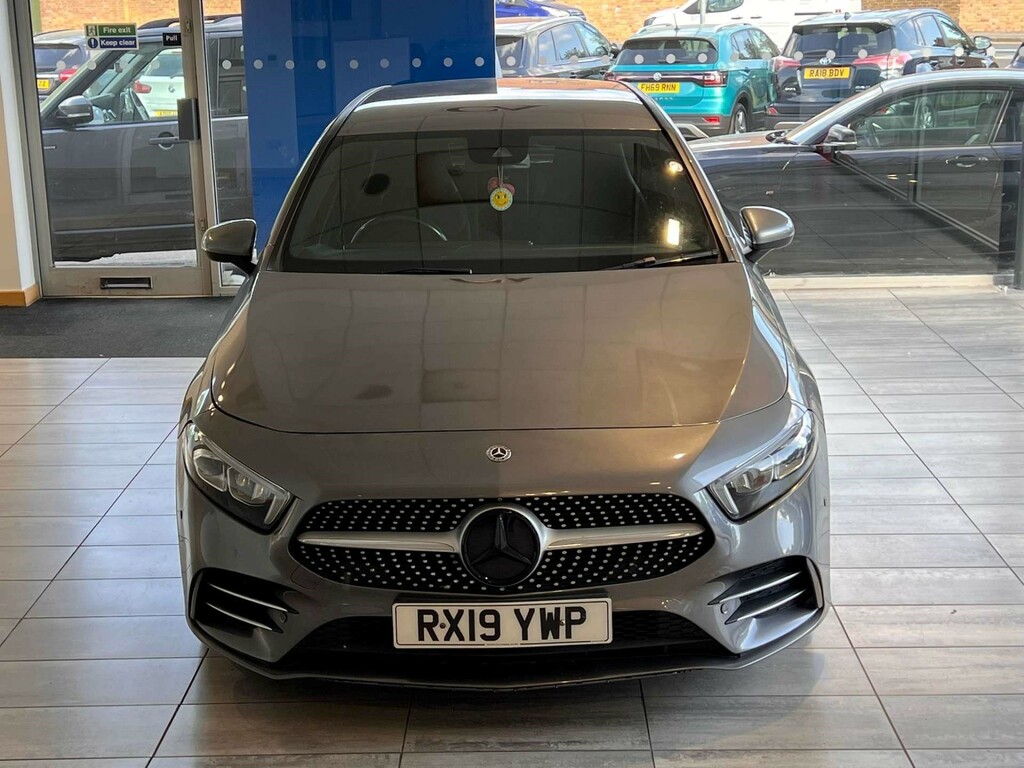 Mercedes-Benz A Class Amg Line Hatchback 7G-dct Euro 6 Ss RX19YWP Grey #2