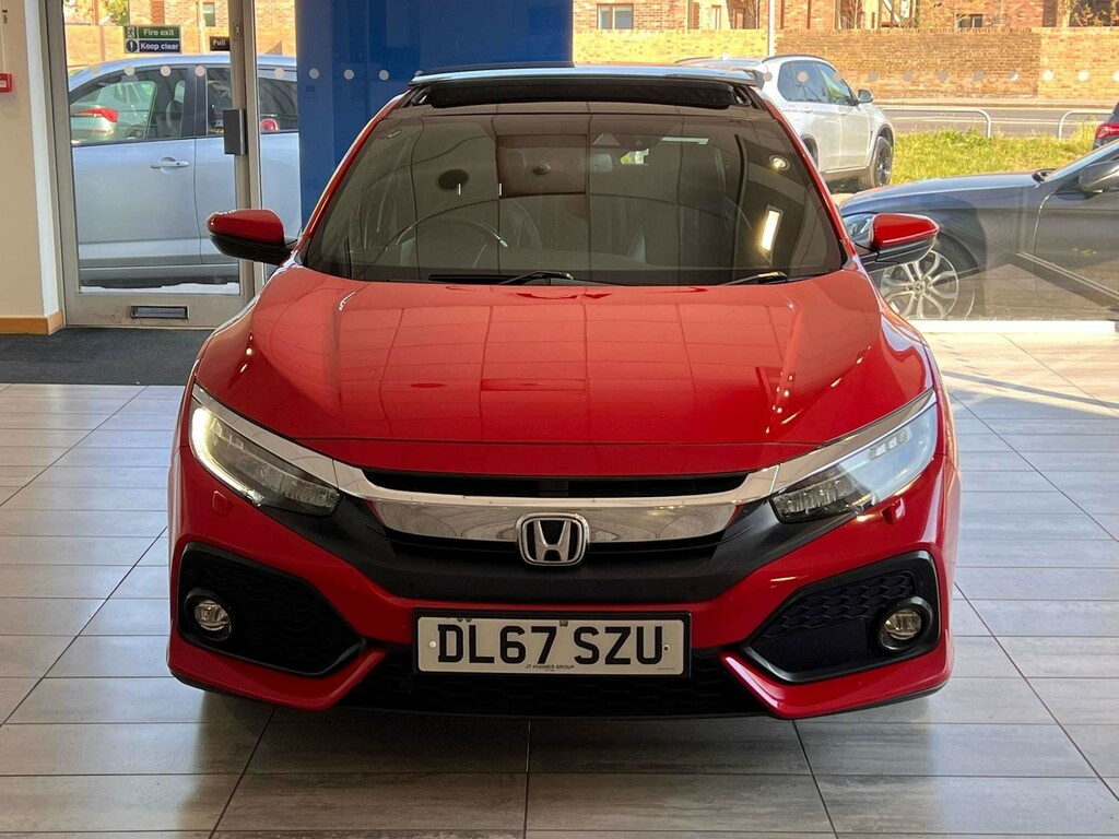 Honda Civic Vtec Turbo Prestige Hatchback Cvt Euro 6 S Red #4