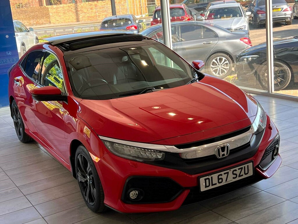 Honda Civic Vtec Turbo Prestige Hatchback Cvt Euro 6 S Red