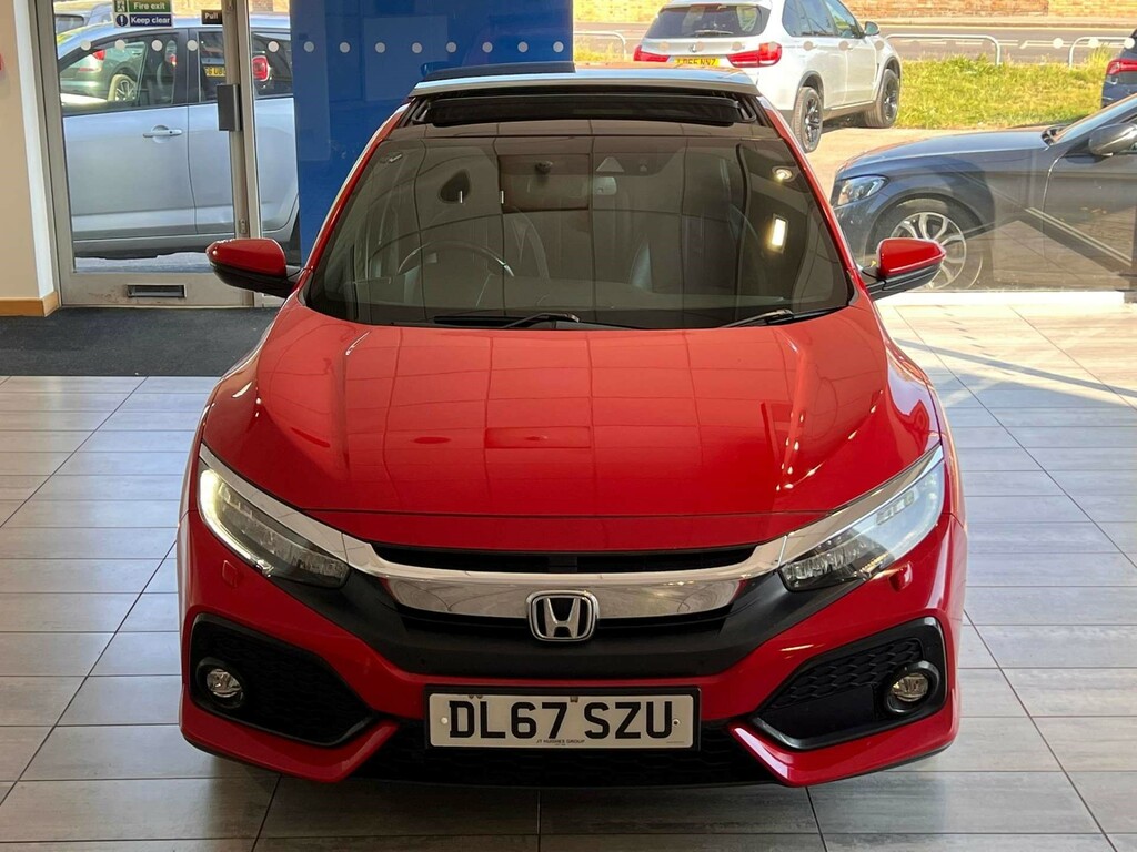 Honda Civic Vtec Turbo Prestige Hatchback Cvt Euro 6 S Red #3