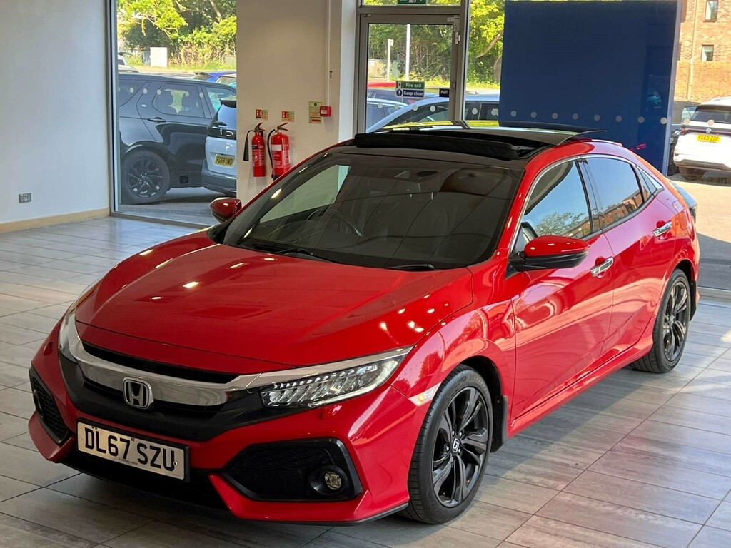 Honda Civic Vtec Turbo Prestige Hatchback Cvt Euro 6 S Red #6
