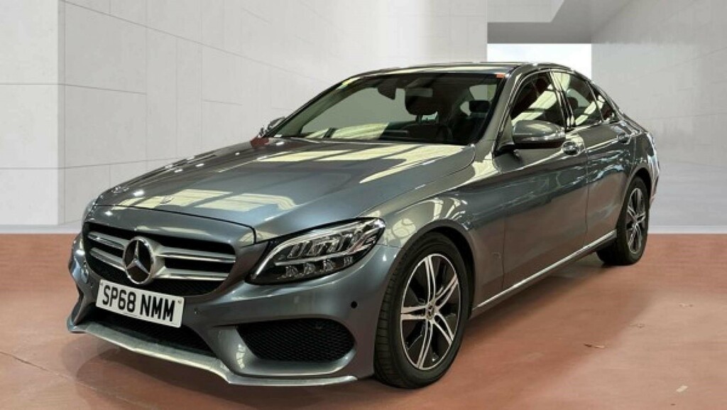 Mercedes-Benz C Class Sport Saloon G-tronic Euro 6 Ss SP68NMM Grey #2