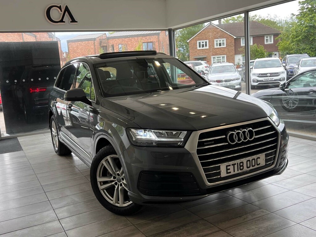 Audi Q7 V6 50 S Line Suv Tiptronic Quattro Euro 6 ET18OOC Grey #4