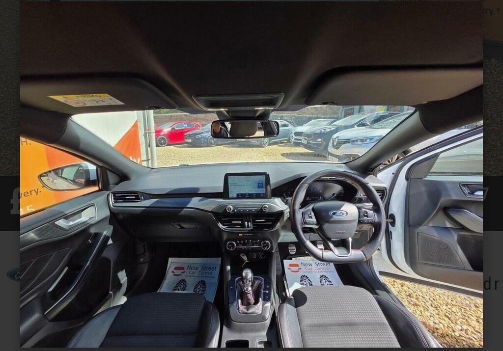 Ford Focus Estate 1.0T Ecoboost St-line X Euro 6 Ss 2 YP68YLV White #2