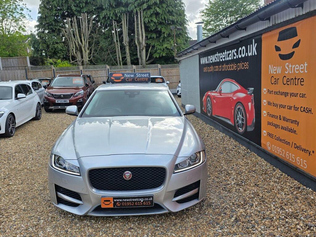 Jaguar XF Saloon 2.0D R-sport Euro 6 Ss 201766 HK66YYC Silver #3