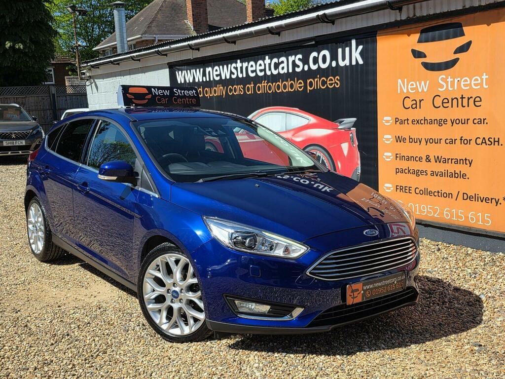 Ford Focus Hatchback 1.0T Ecoboost Titanium X Euro 6 Ss Blue