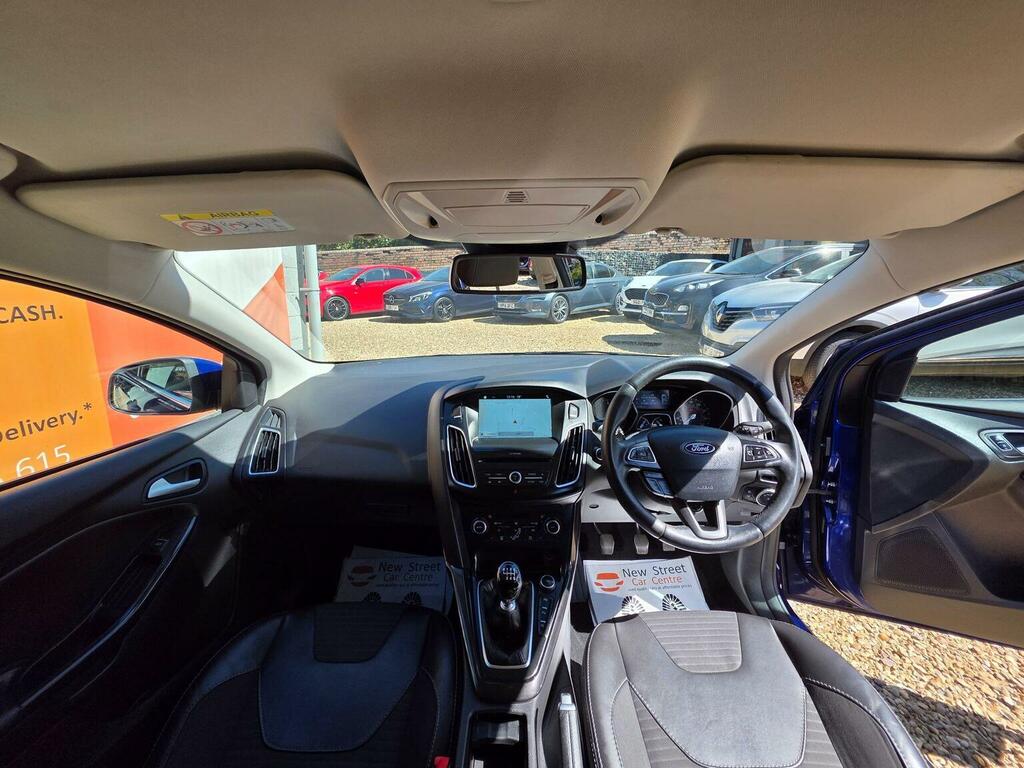 Ford Focus Hatchback 1.0T Ecoboost Titanium X Euro 6 Ss WP17LPO Blue #2