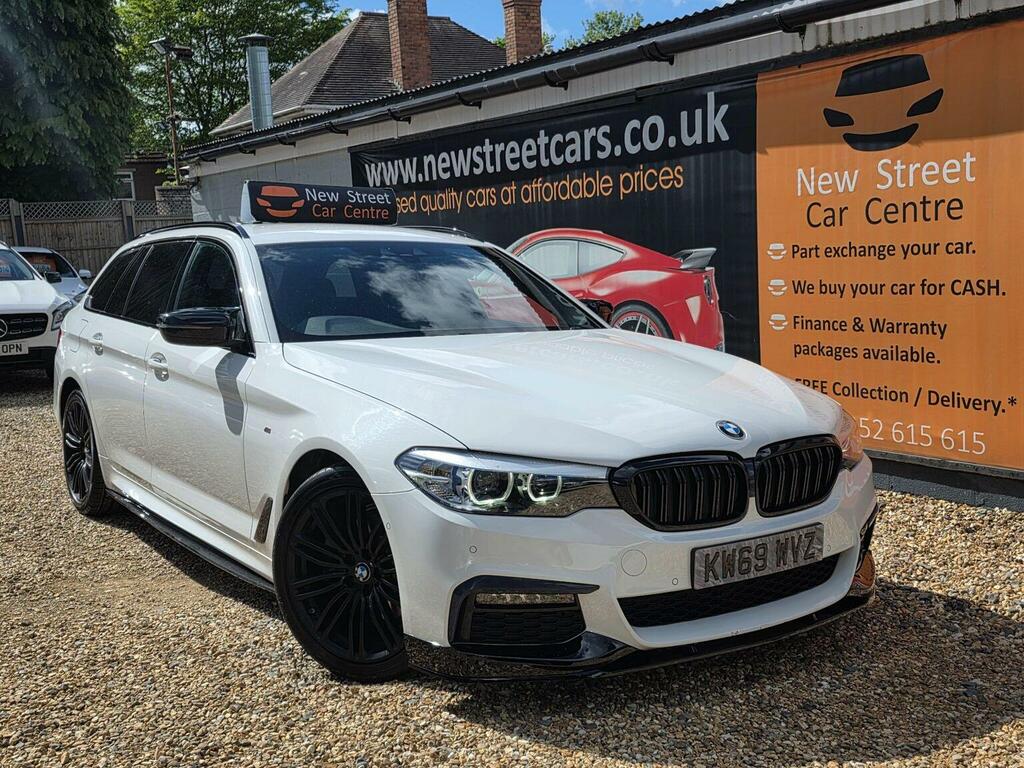 BMW 5 Series Estate 2.0 520D M Sport Touring Euro 6 Ss White