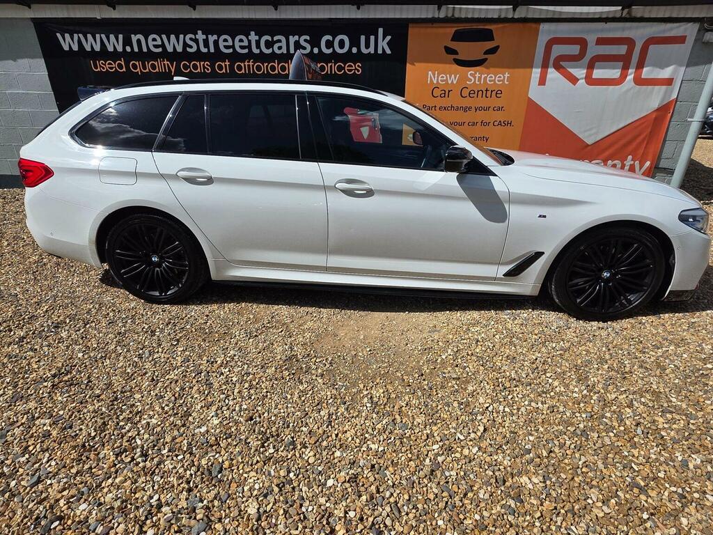 BMW 5 Series Estate 2.0 520D M Sport Touring Euro 6 Ss KW69WVZ White #5