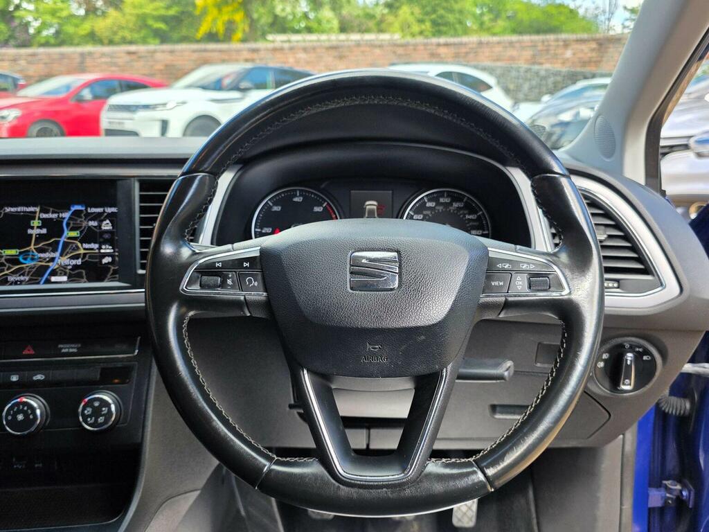Seat Leon Hatchback 1.6 Tdi Se Dynamic Euro 6 Ss 201 DU68HDG Blue #4