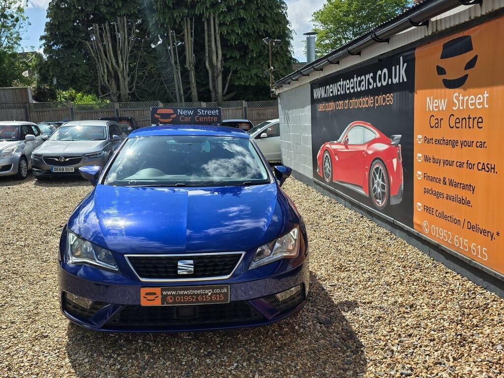 Seat Leon Hatchback 1.6 Tdi Se Dynamic Euro 6 Ss 201 DU68HDG Blue #3