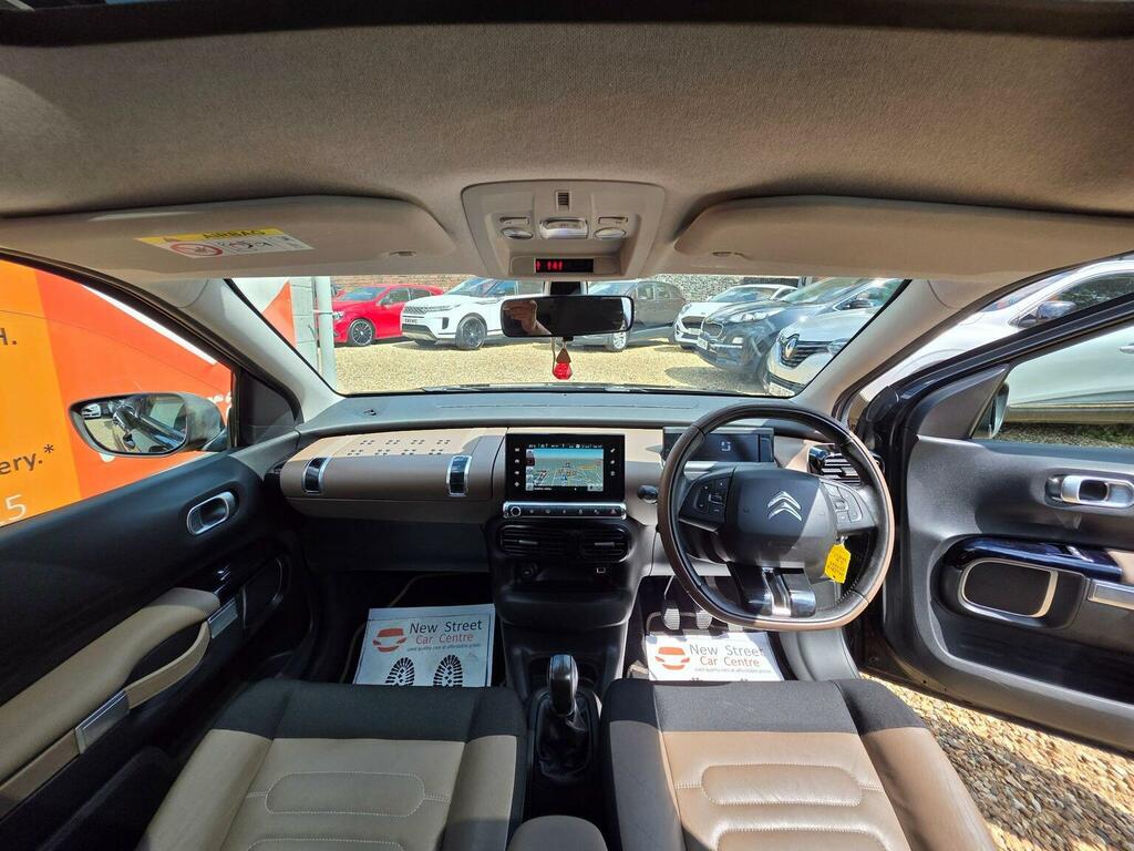Citroen C4 Cactus Hatchback 1.2 Puretech Flair Euro 6 Ss 201 HX65OVR Black #2