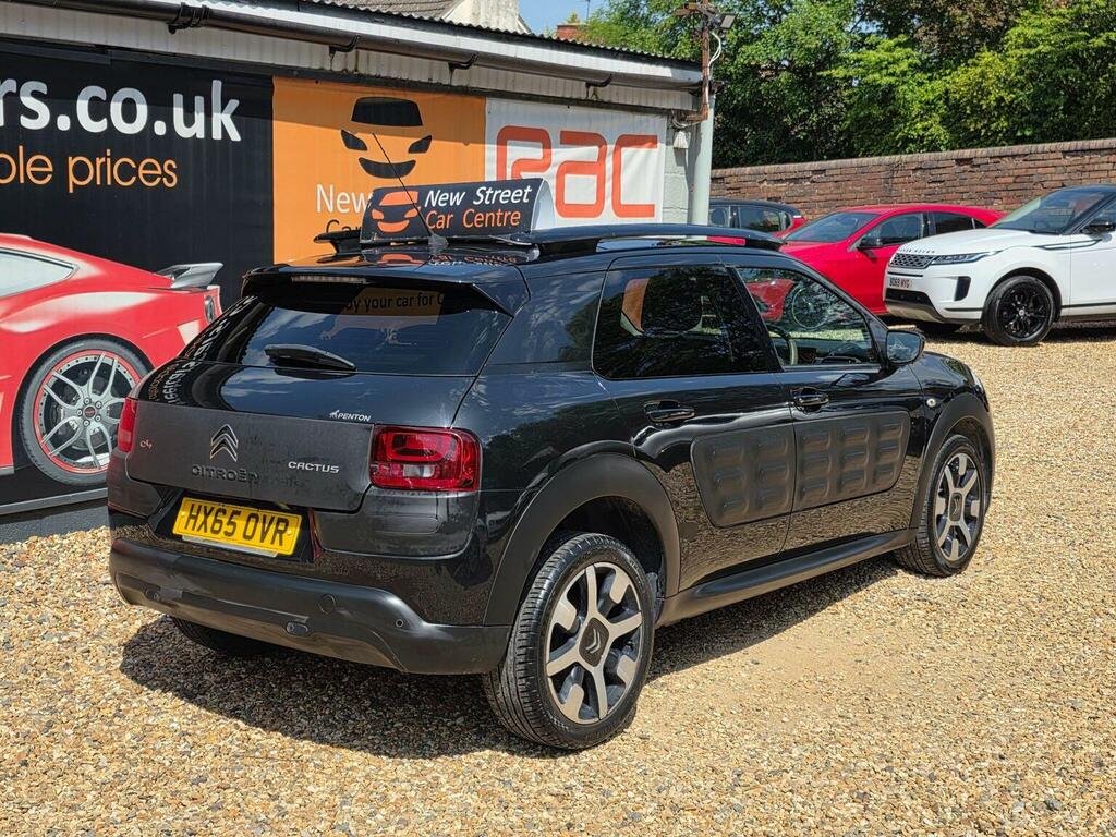Citroen C4 Cactus Hatchback 1.2 Puretech Flair Euro 6 Ss 201 HX65OVR Black #5