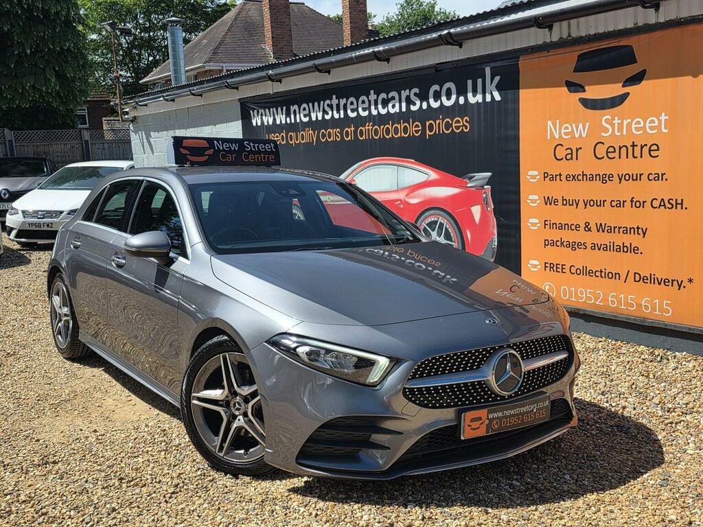 Mercedes-Benz A Class Hatchback 1.3 A180 Amg Line Euro 6 Ss 2019 Grey