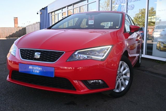 Seat Leon 1.6 Tdi Cr Se Hatchback Euro 5 Red #3