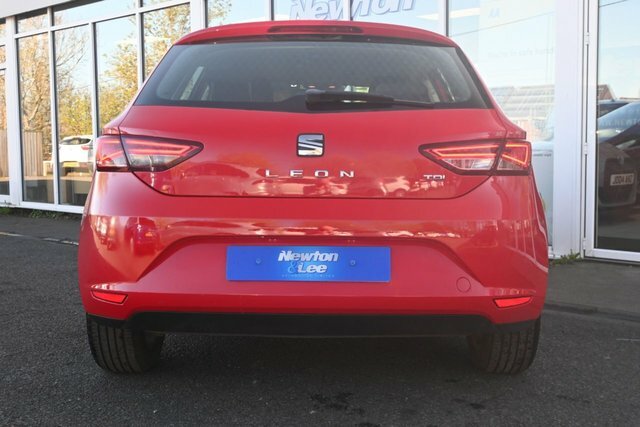 Seat Leon 1.6 Tdi Cr Se Hatchback Euro 5 Red #5