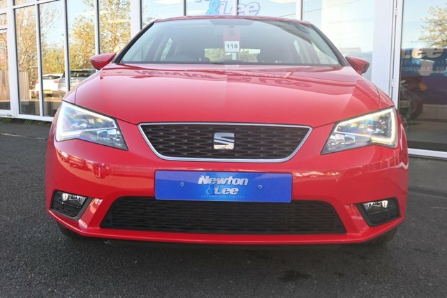 Seat Leon 1.6 Tdi Cr Se Hatchback Euro 5 Red #2