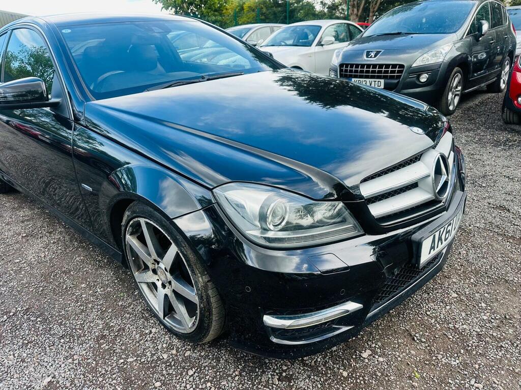 Mercedes-Benz C Class Coupe 2.1 C250 Cdi Blueefficiency Amg Sport Editio AK61UAN Black #2