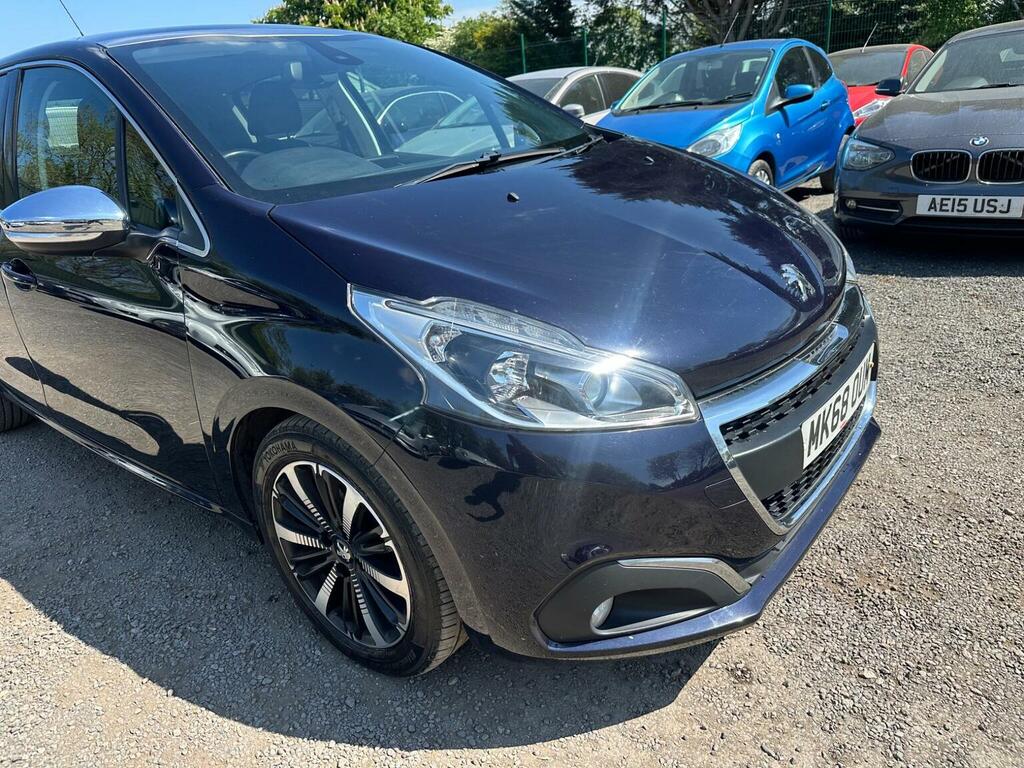 Peugeot 208 Hatchback 1.2 Puretech Allure Premium Euro 6 Ss MK68OUM Blue #2