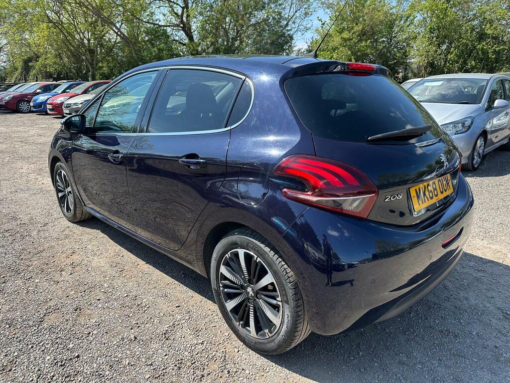 Peugeot 208 Hatchback 1.2 Puretech Allure Premium Euro 6 Ss MK68OUM Blue #5