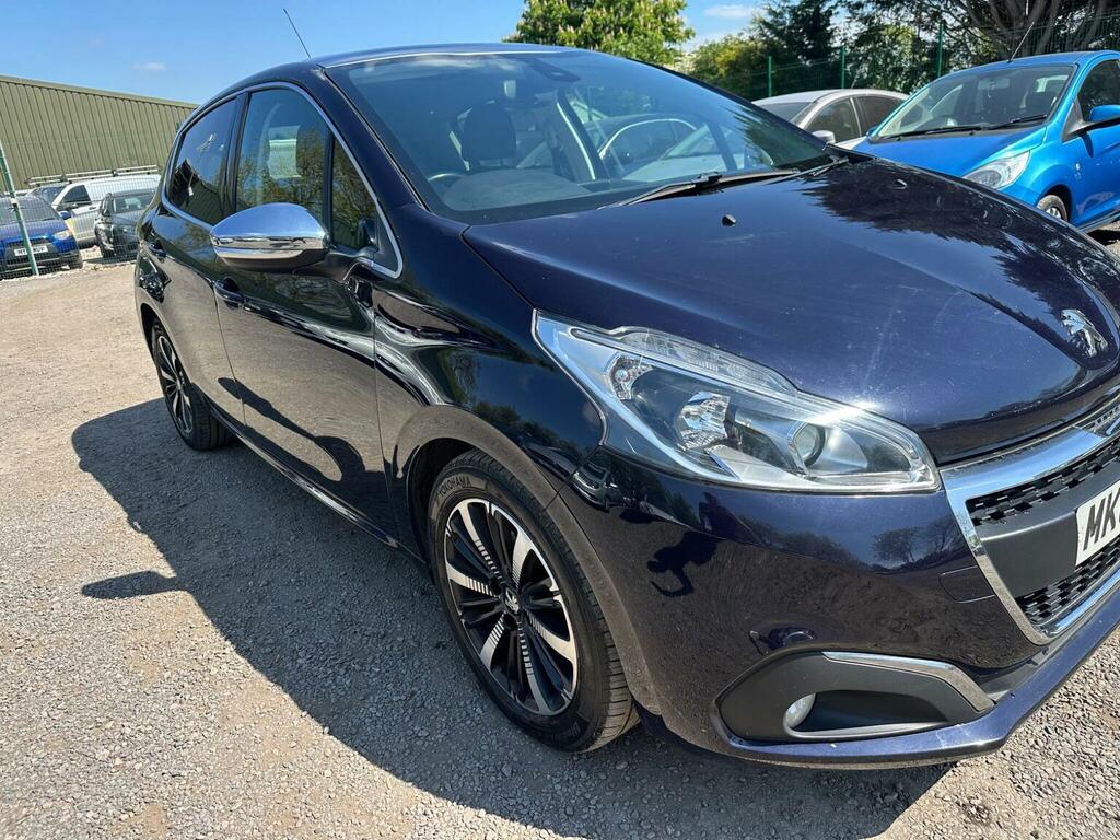 Peugeot 208 Hatchback 1.2 Puretech Allure Premium Euro 6 Ss MK68OUM Blue #6