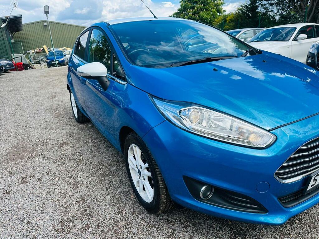 Ford Fiesta Hatchback 1.0T Ecoboost Zetec Blue Edition Euro 6 ST66YTZ Blue #6
