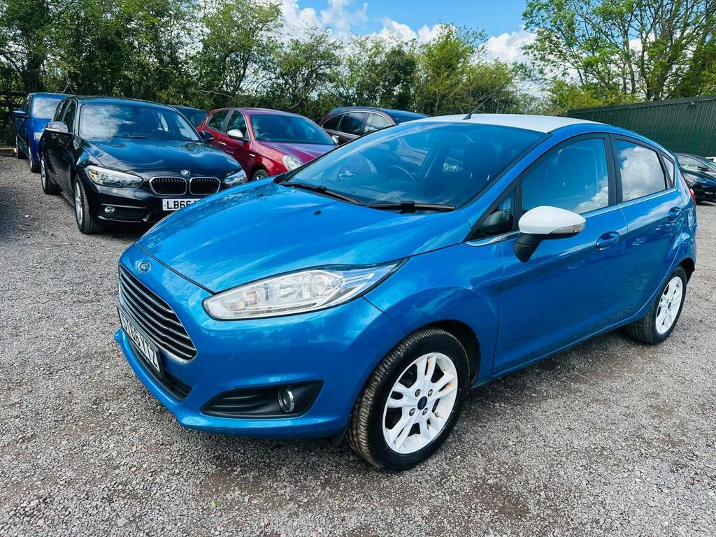 Ford Fiesta Hatchback 1.0T Ecoboost Zetec Blue Edition Euro 6 ST66YTZ Blue #4