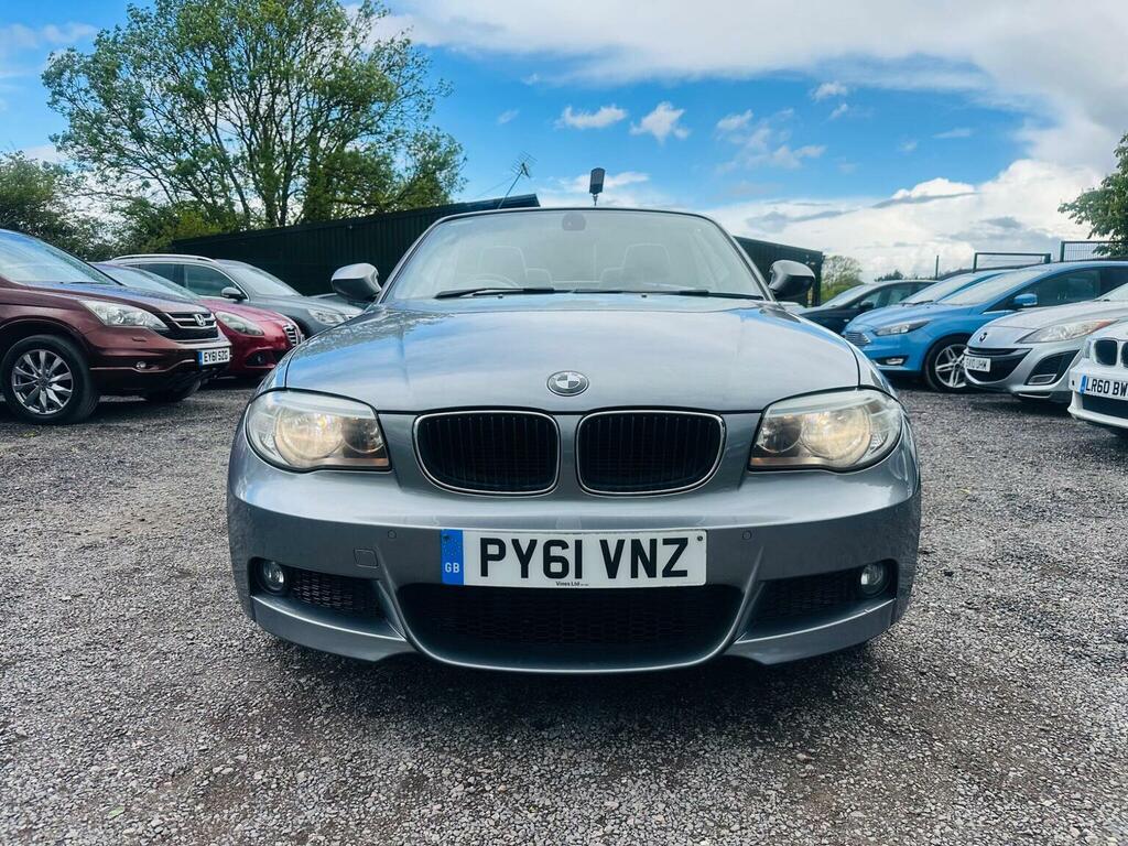 BMW 1 Series Convertible 2.0 118D M Sport Steptronic Euro 5 PY61VNZ Grey #3