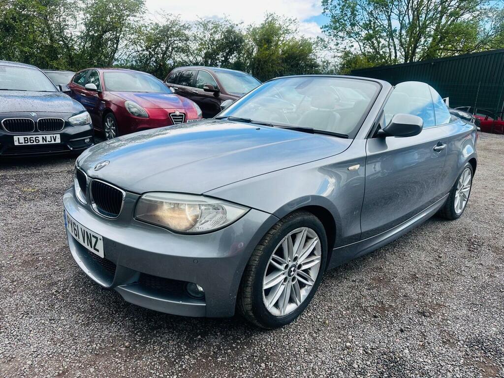 BMW 1 Series Convertible 2.0 118D M Sport Steptronic Euro 5 PY61VNZ Grey #4