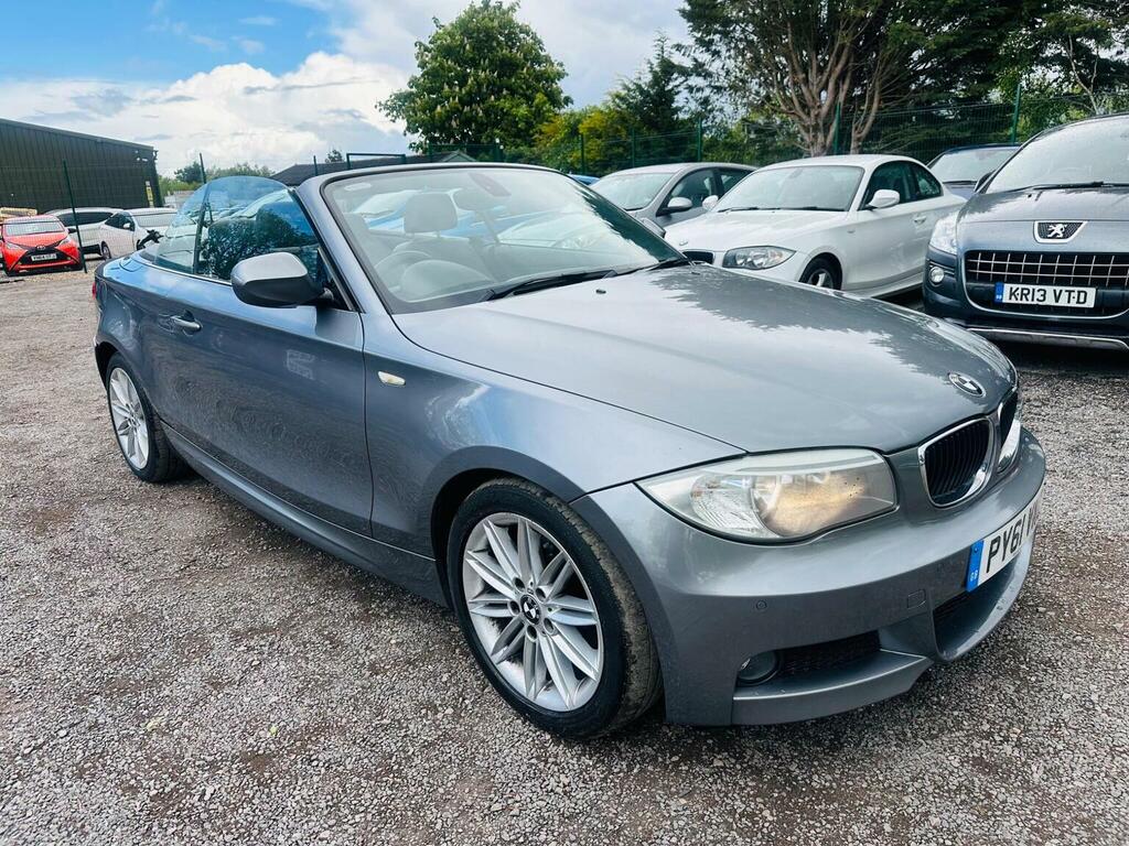BMW 1 Series Convertible 2.0 118D M Sport Steptronic Euro 5 PY61VNZ Grey