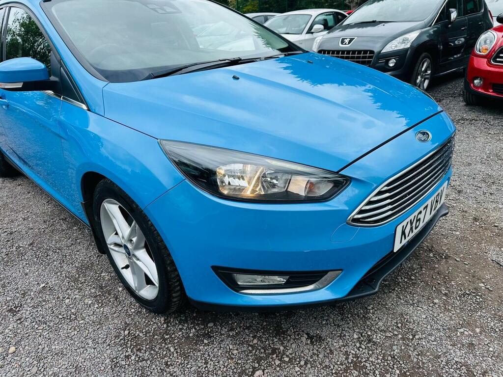 Ford Focus Hatchback 1.0T Ecoboost Titanium Euro 6 Ss KX67VBV Blue #2