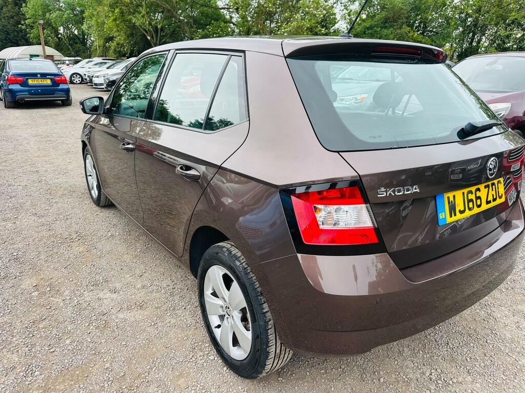 Skoda Fabia Hatchback 1.2 Tsi Se Dsg Euro 6 Ss 201666 WJ66ZDC Brown #5