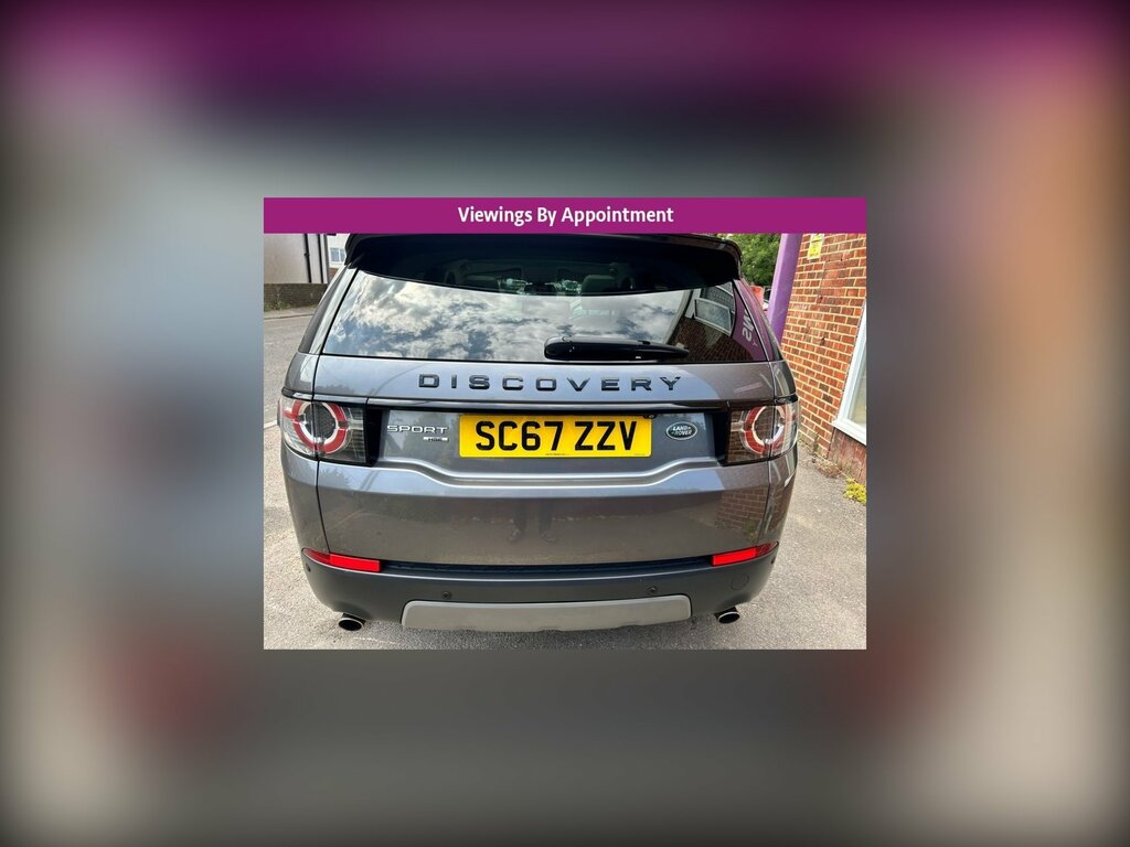 Land Rover Discovery Sport 2.0 Td4 180 Hse Black SC67ZZV Grey #5