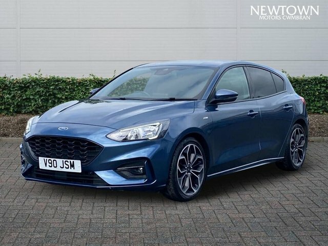 Ford Focus 1.0T Ecoboost St-line X Hatchback Manua V90JSM Blue #3