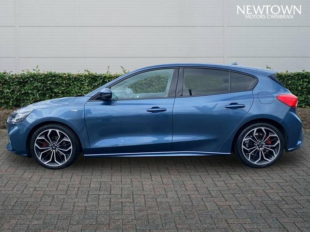 Ford Focus 1.0T Ecoboost St-line X Hatchback Manua V90JSM Blue #4